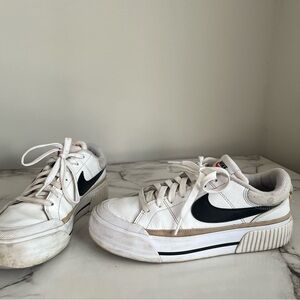 Nike Court Legacy Lift Platform Sneakers Size Womens 8